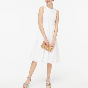 J. Crew Sleeveless Tiered Midi Dress